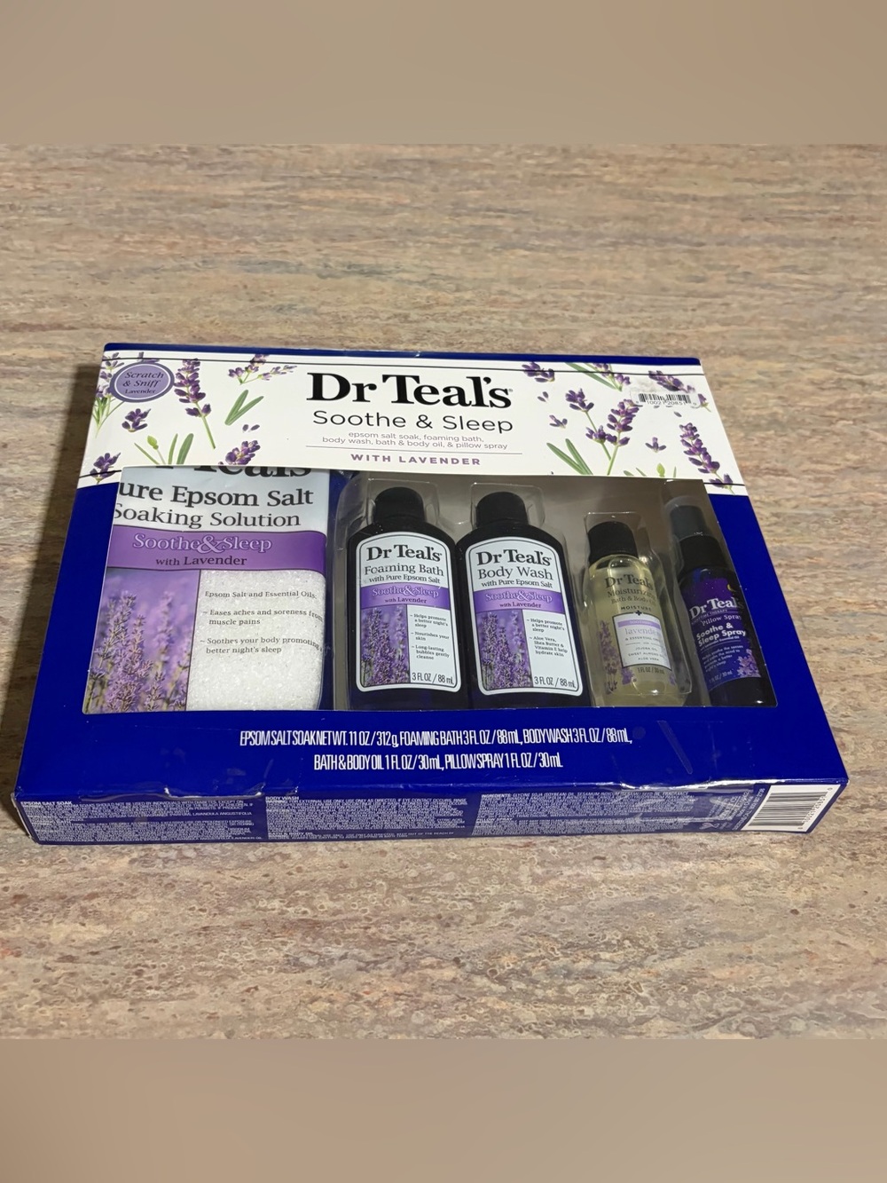 Dr Teal’s Soothe & Sleep Lavender 5-Piece Bath Gift Set - Lavender